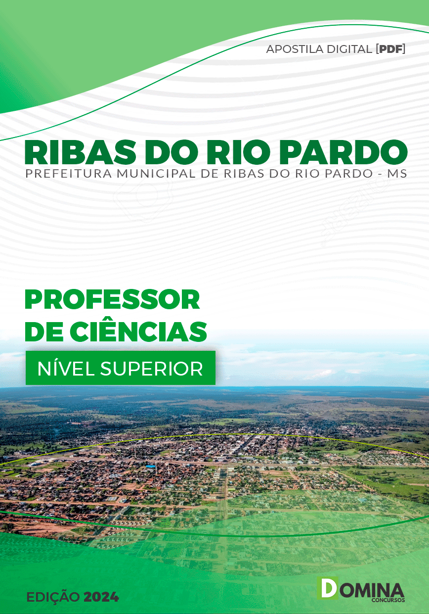 Apostila Pref Ribas do Rio Pardo MS 2024 Professor Ciências