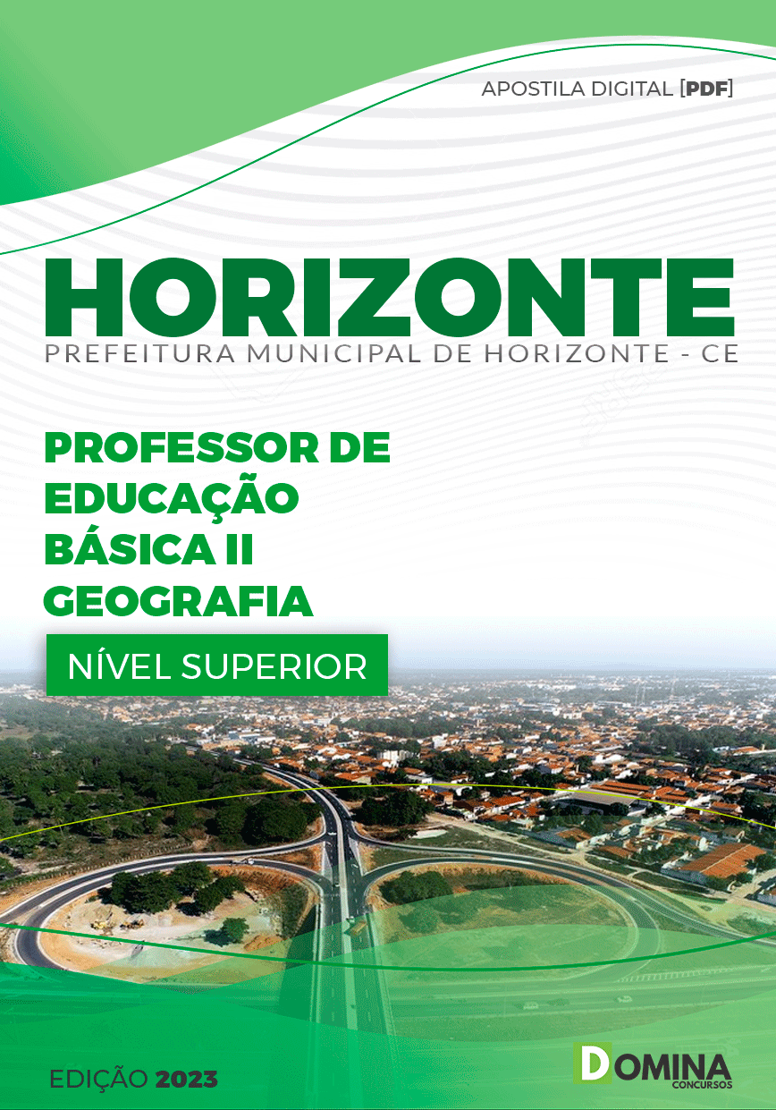 Apostila Pref Horizonte CE 2023 Professor II Geografia