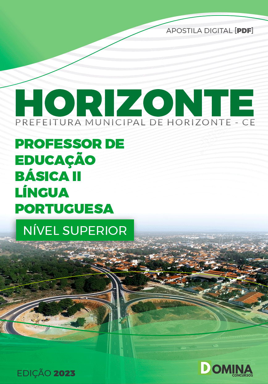 Apostila Pref Horizonte CE 2023 Professor II Português
