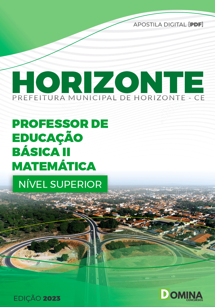 Apostila Pref Horizonte CE 2023 Professor II Matemática
