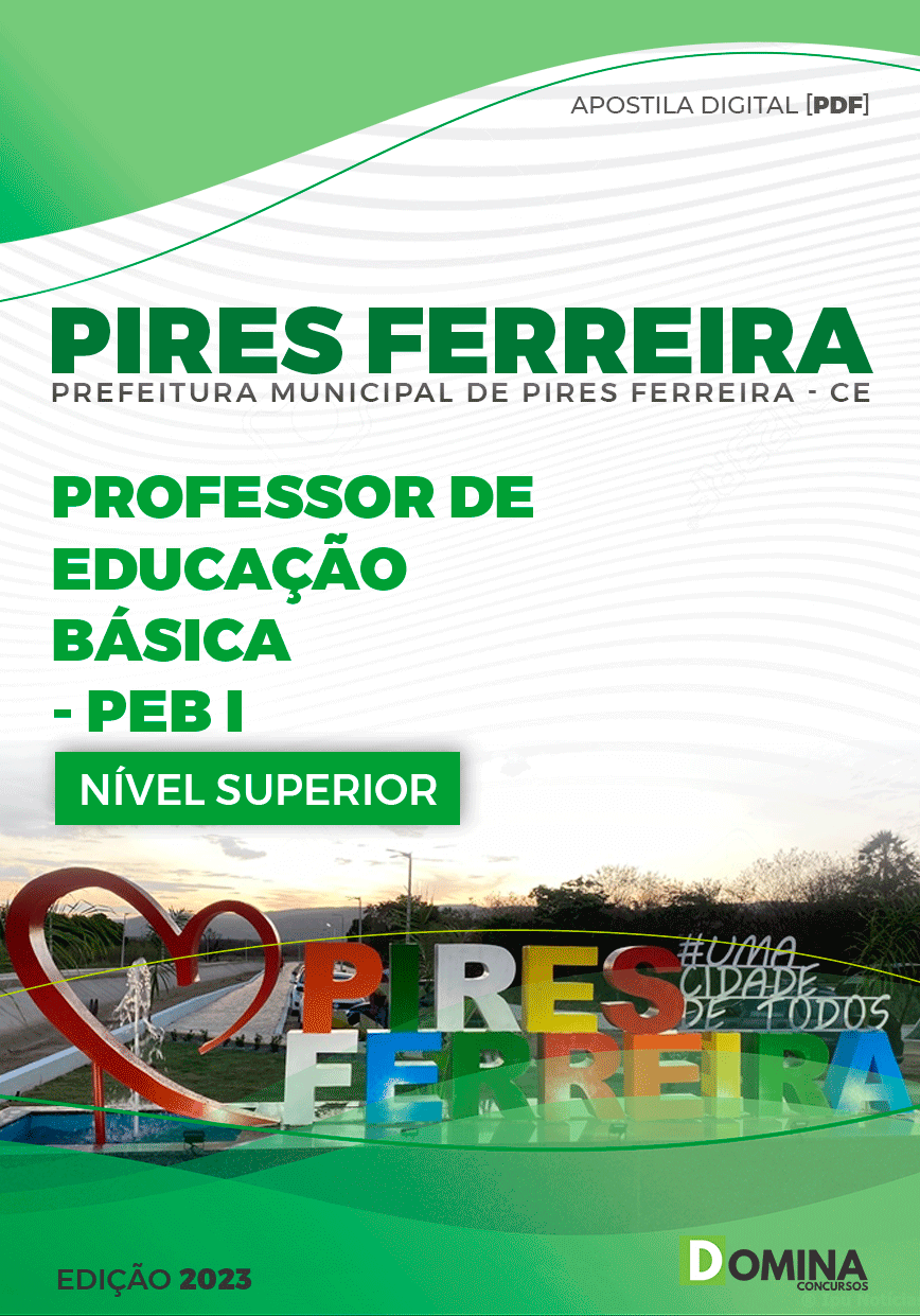Apostila Pref Pires Ferreira CE 2023 Professor Educação Básica