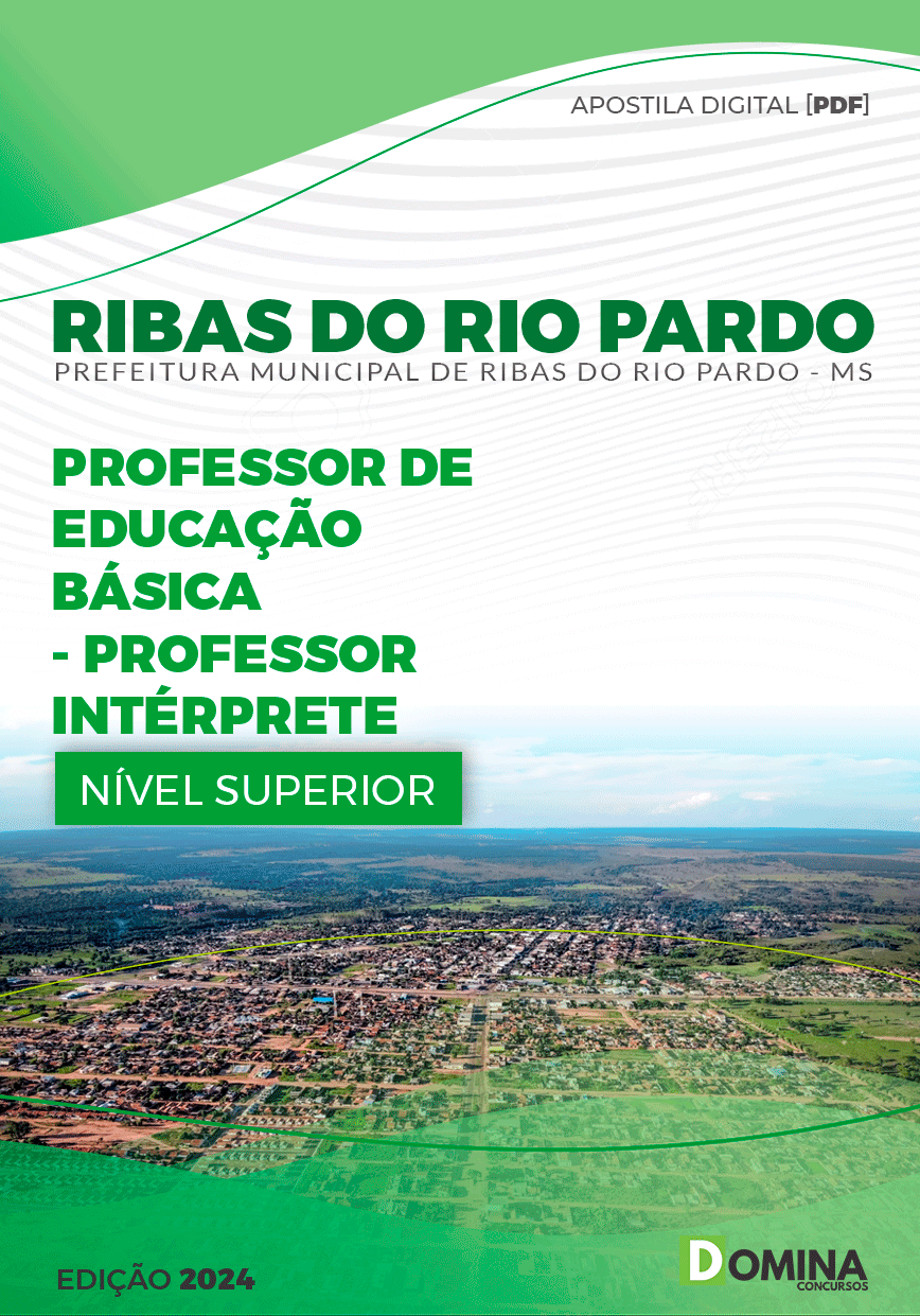 Apostila Pref Ribas do Rio Pardo MS 2024 Professor Intérprete