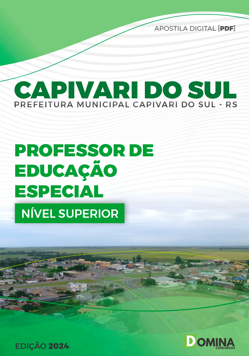 Apostila Pref Capivari do Sul RS 2024 Professor Educação Especial