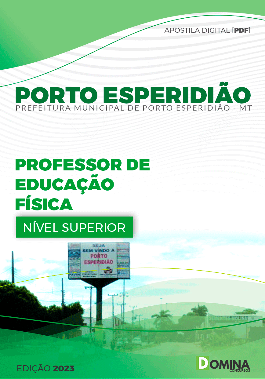 Pref Porto Esperidião MT 2023 Professor de Educação Física