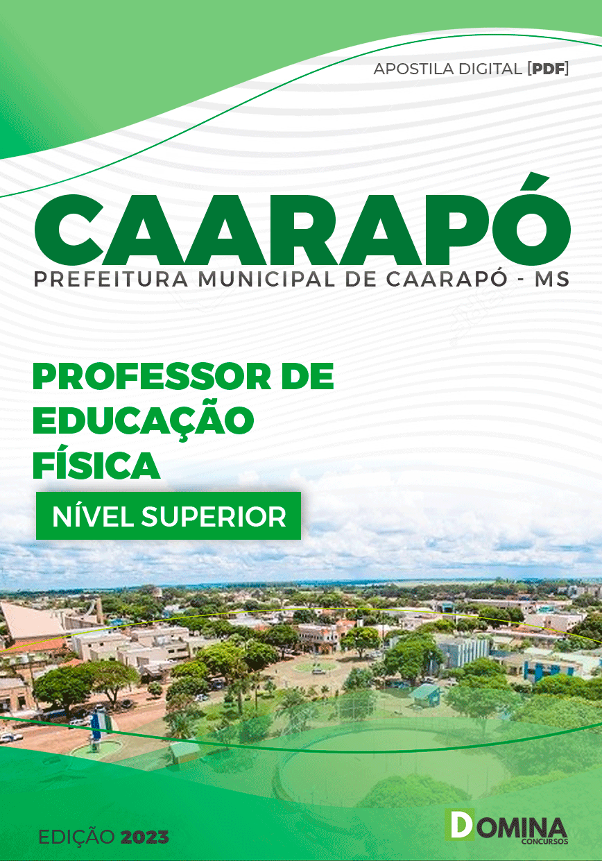 Apostila Pref Caarapó MS 2023 Professor Educação Física