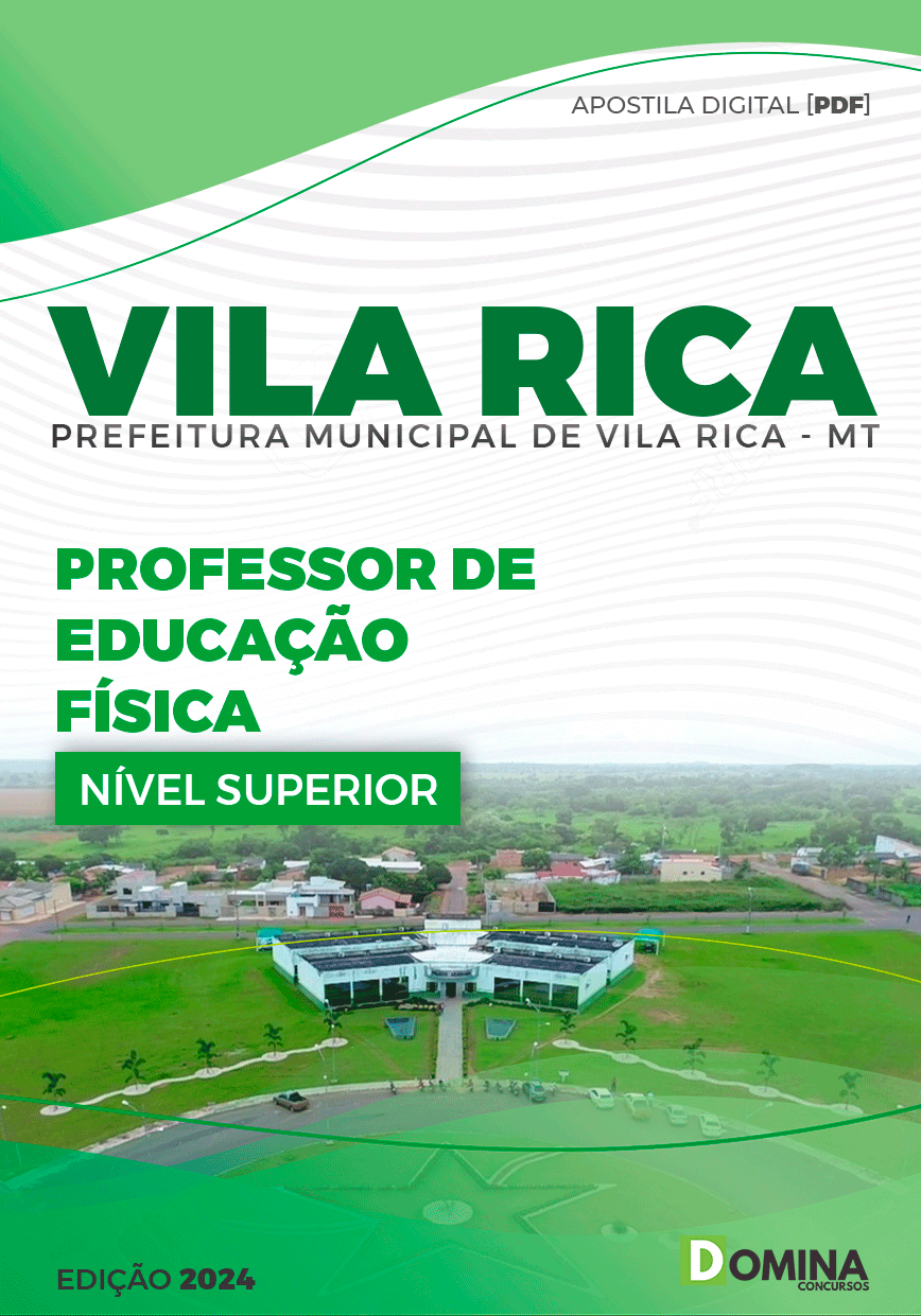 Apostila Pref Vila Rica MT 2024 Professor de Educação Física