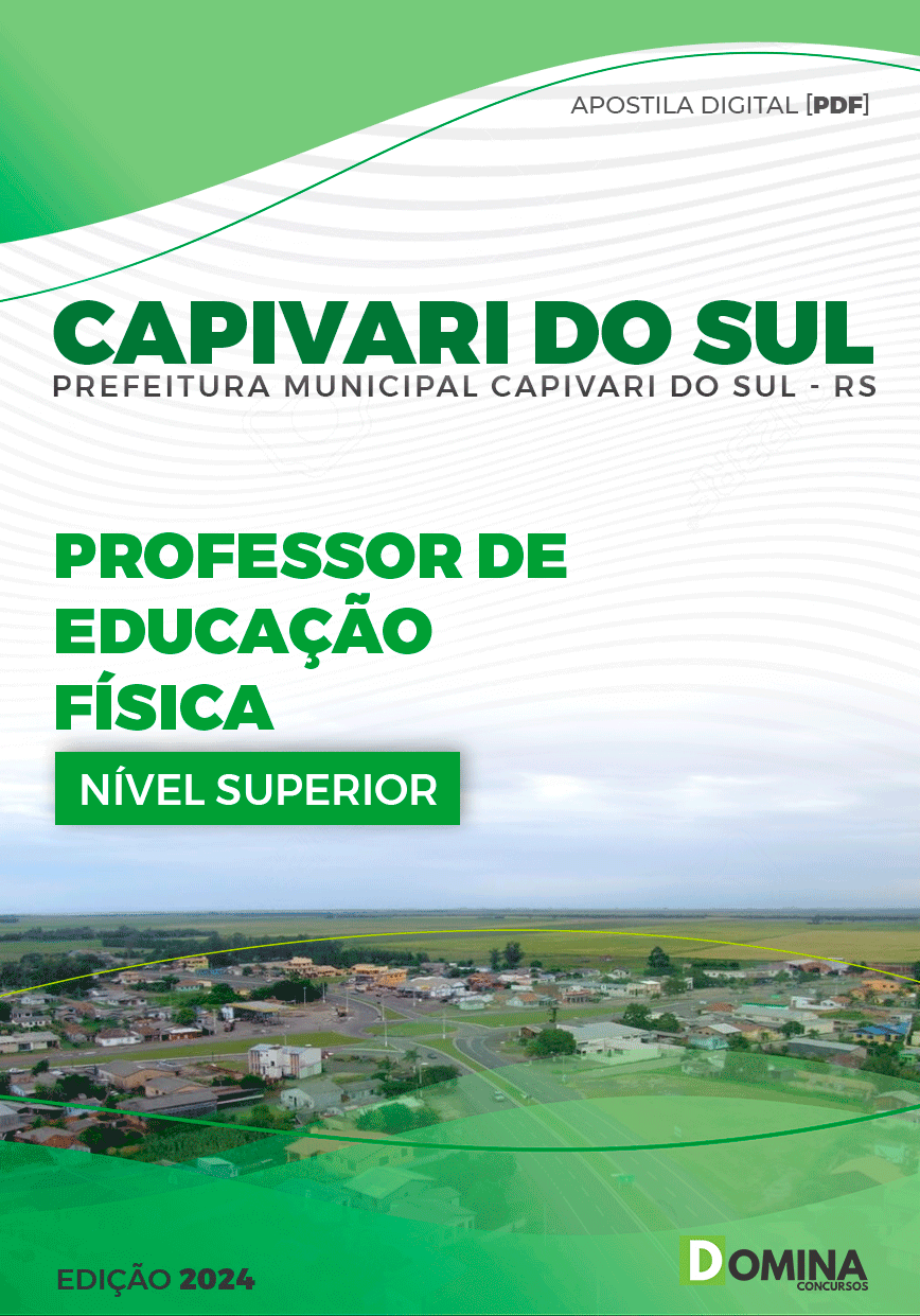 Apostila Pref Capivari do Sul RS 2024 Professor Educação Física