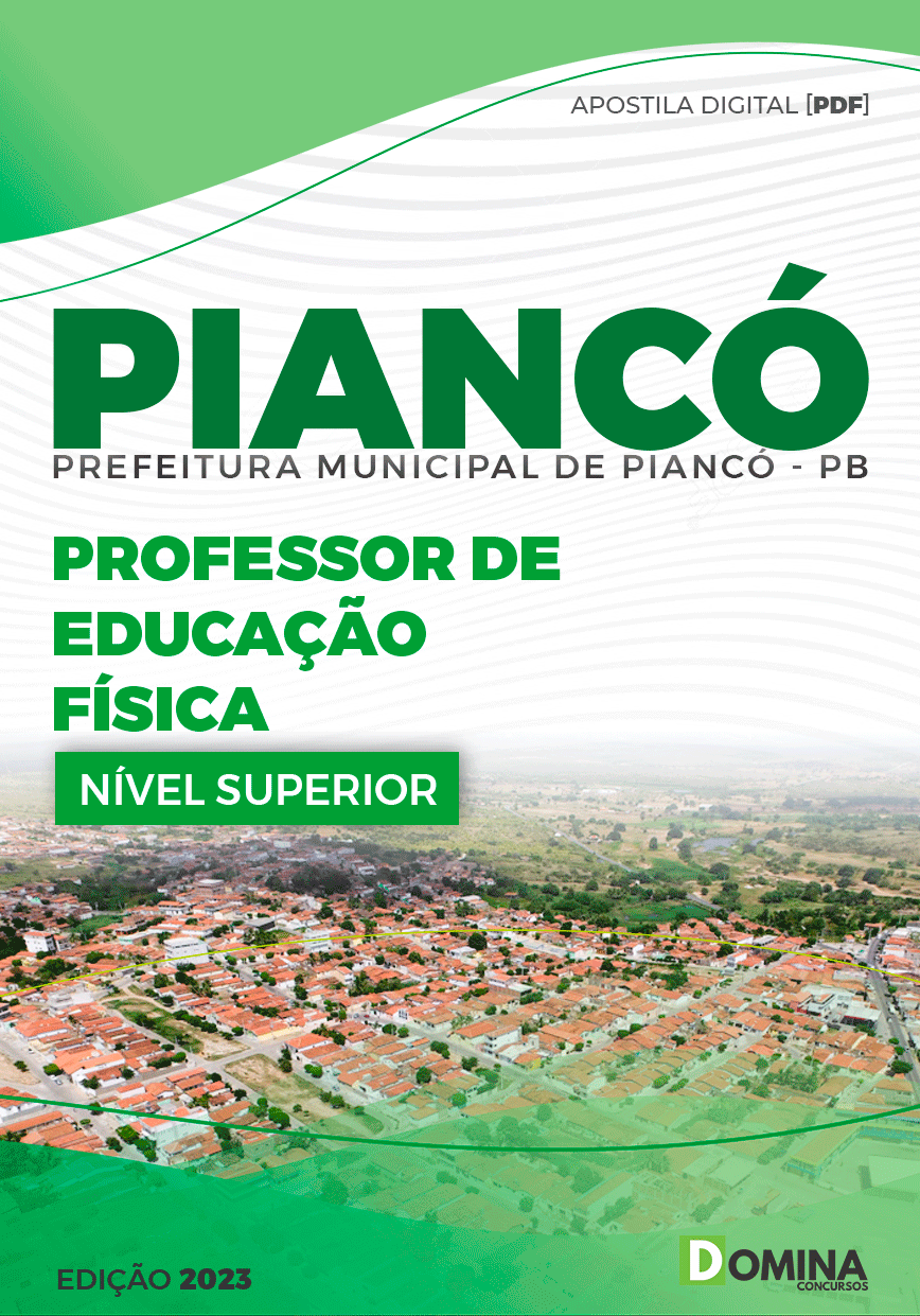 Apostila Pref Piancó PB 2023 Professor de Educação Física