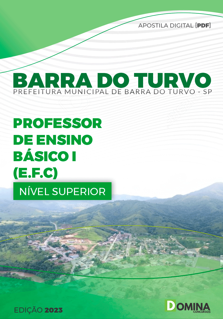 Apostila Pref Barra do Turvo SP 2023 Professor Educação Física