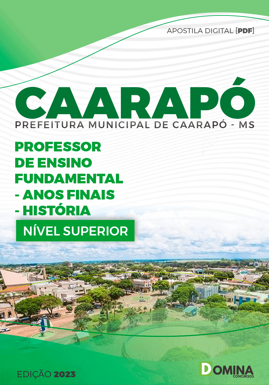 Apostila Pref Caarapó MS 2023 Professor História