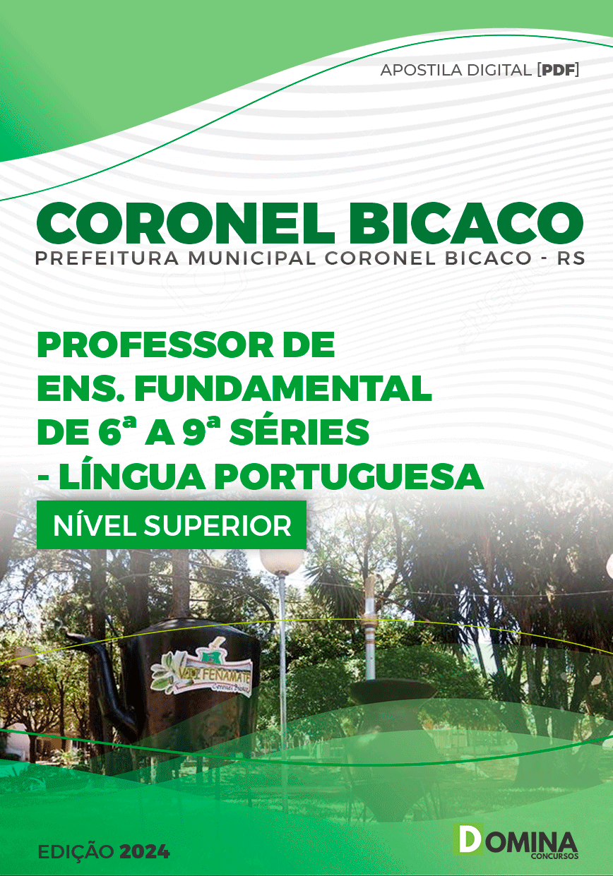 Apostila Pref Coronel Bicaco RS 2024 Professor Língua Portuguesa