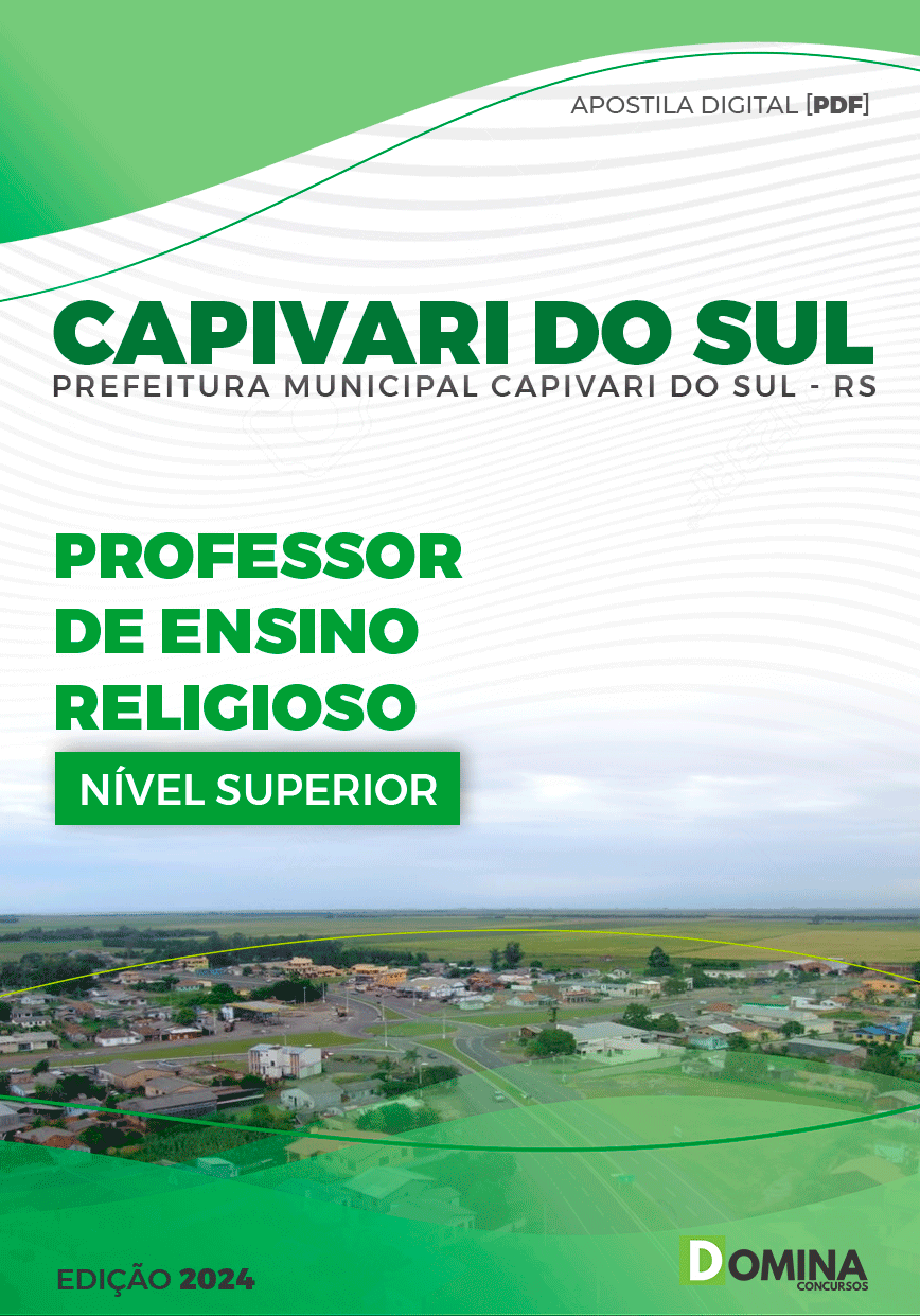 Apostila Pref Capivari do Sul RS 2024 Professor Ensino Religioso