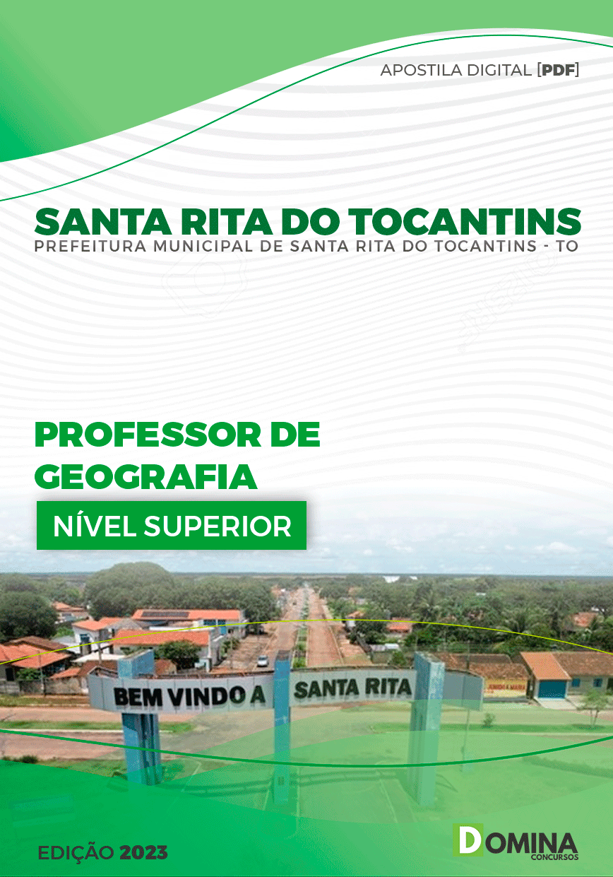 Apostila Pref Santa Rita do Tocantins TO 2023 Professor Geografia