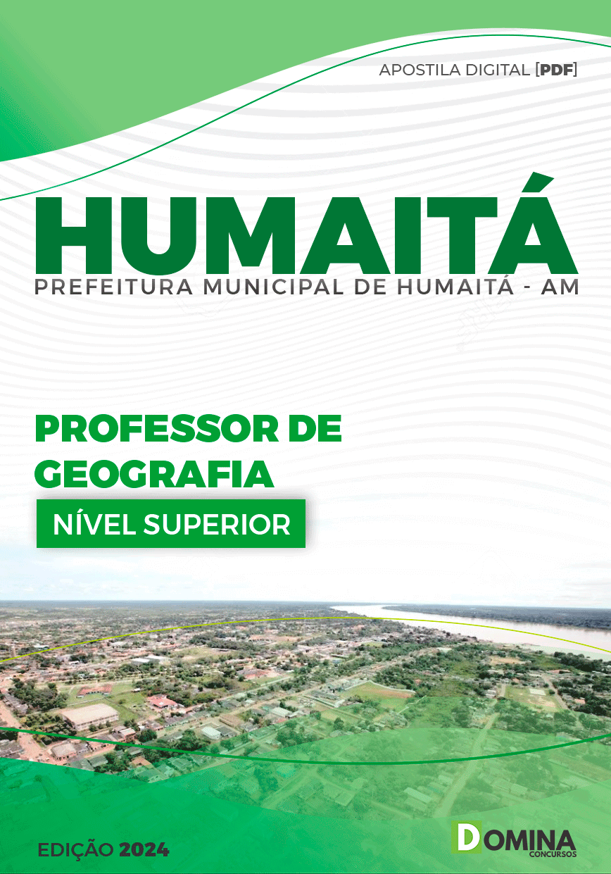 Apostila Pref Humaitá AM 2024 Professor de Geografia