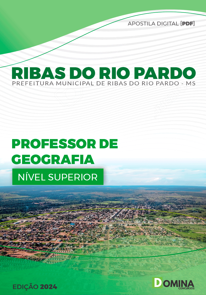 Apostila Pref Ribas do Rio Pardo MS 2024 Professor Geografia