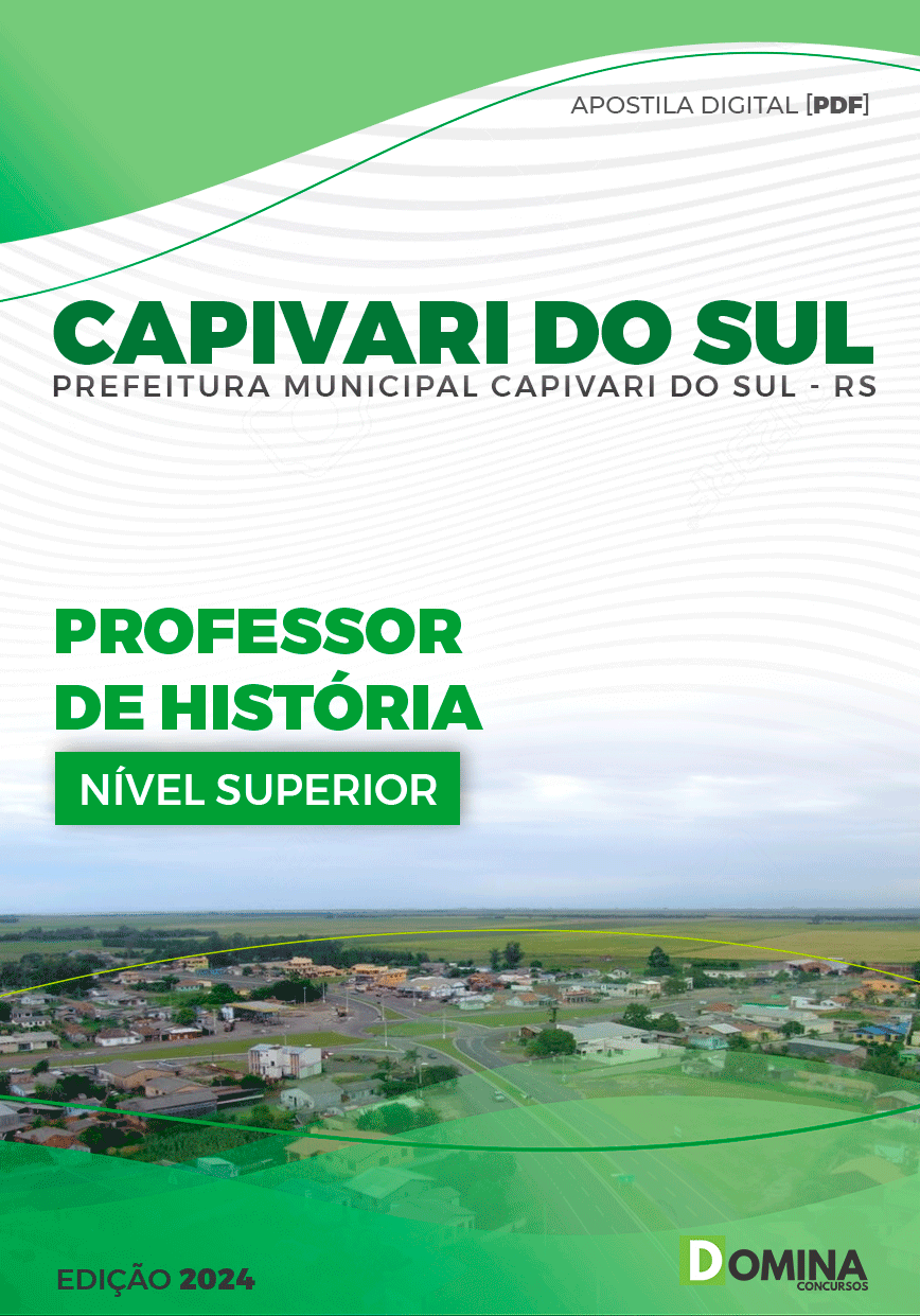 Apostila Pref Capivari do Sul RS 2024 Professor História