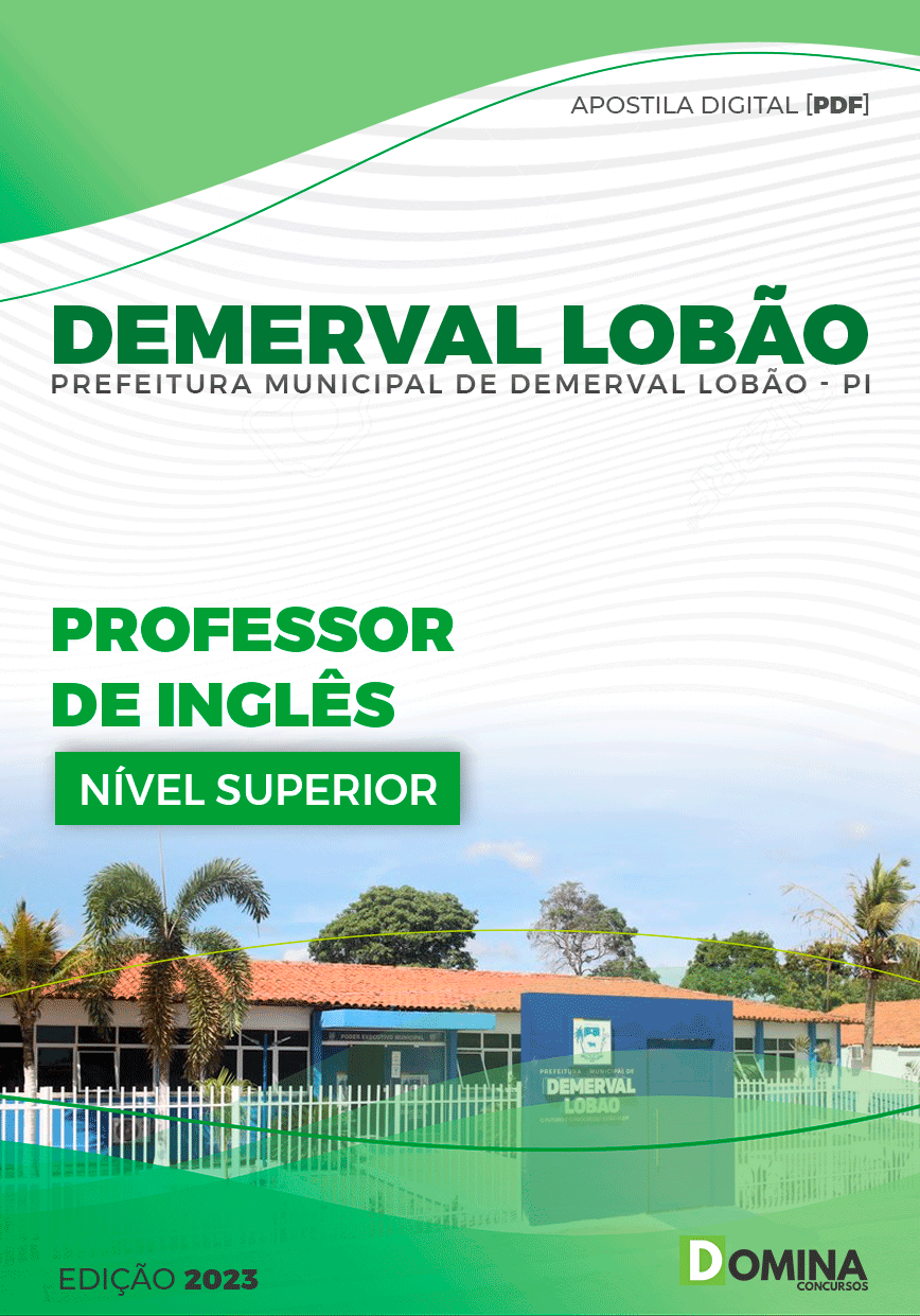 Apostila Pref Demerval Lobão PI 2023 Professor de Inglês