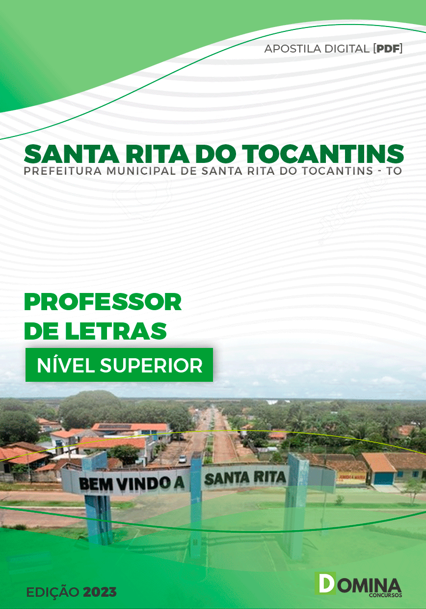 Apostila Pref Santa Rita do Tocantins TO 2023 Professor Letras