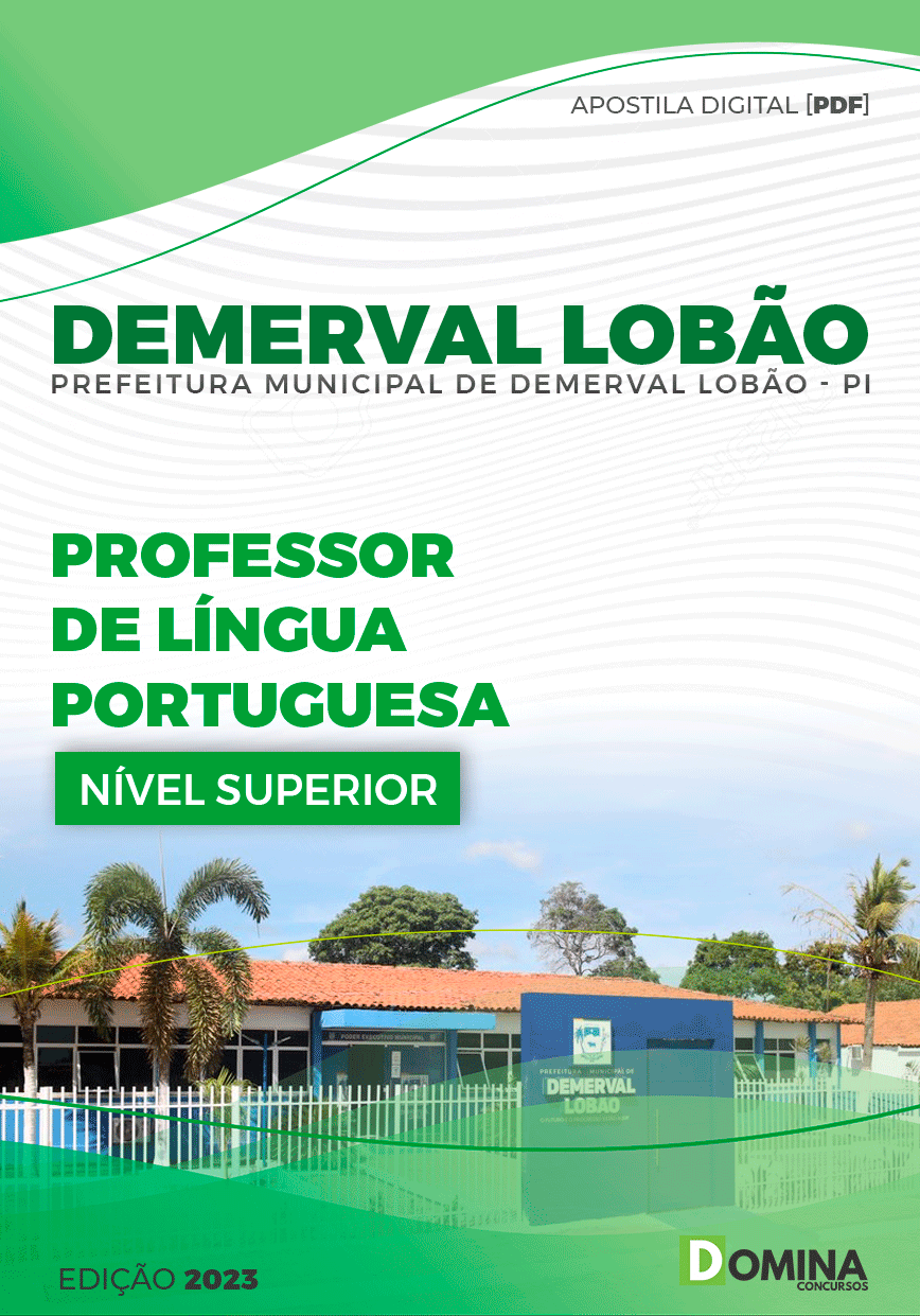 Apostila Pref Demerval Lobão PI 2023 Professor de Português