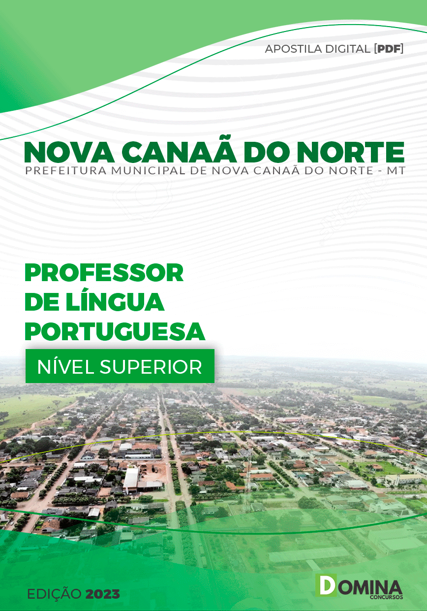 Pref Nova Canaã do Norte MT 2023 Professor de Português