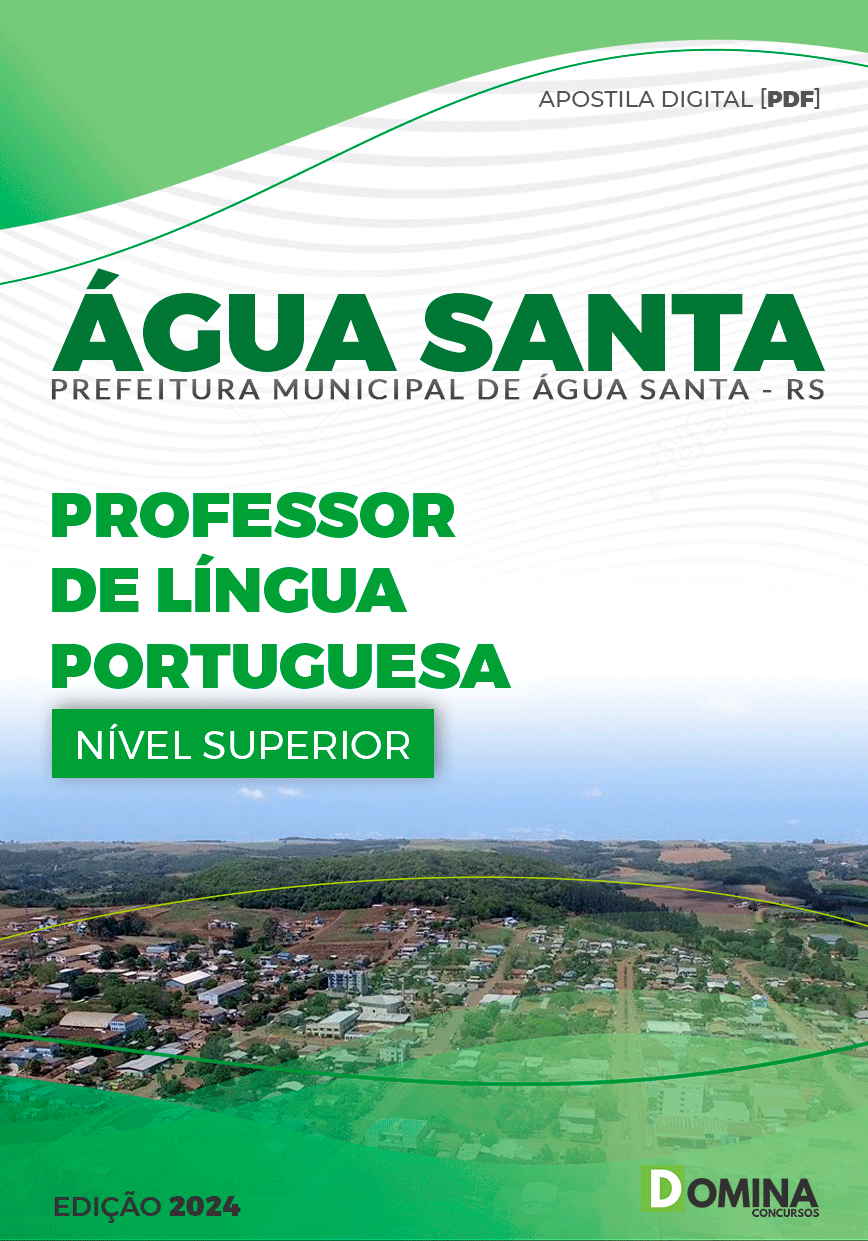 Apostila Pref Água Santa RS 2024 Professor de Português