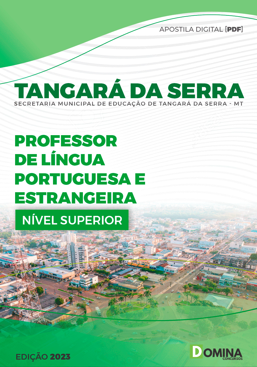 Apostila Pref Tangará da Serra MT 2023 Professor Língua Portuguesa