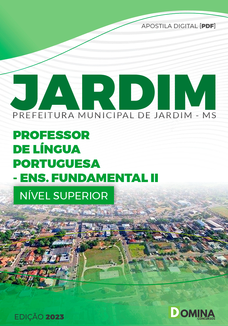Apostila Concurso JARDIM MS 2023 Professor Língua Portuguesa