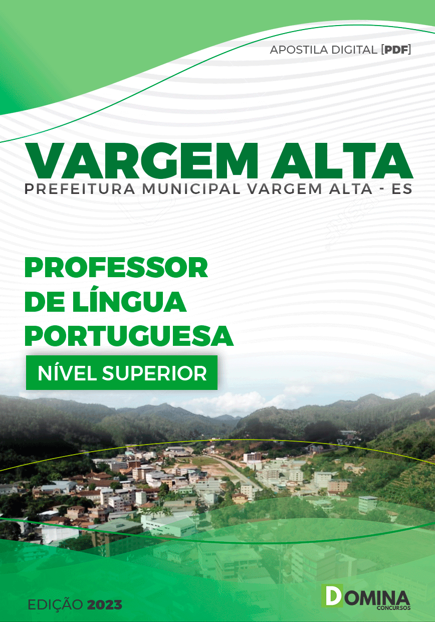 Apostila Pref Vargem Alta ES 2023 Professor de Português