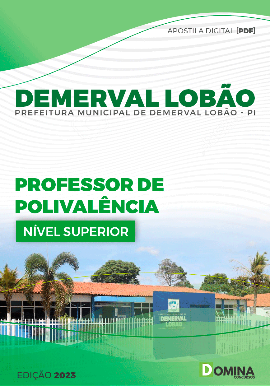 Apostila Pref Demerval Lobão PI 2023 Professor de Polivalência