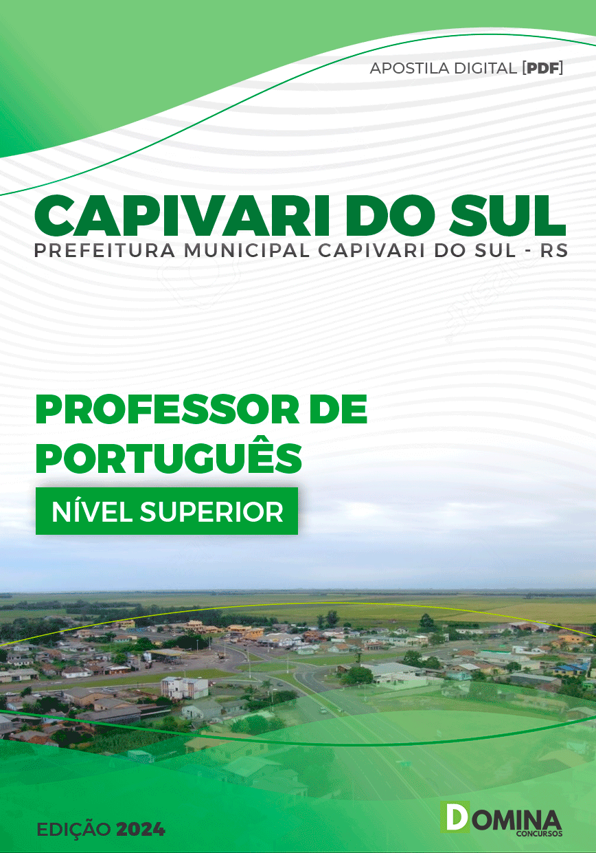 Apostila Pref Capivari do Sul RS 2024 Professor Português