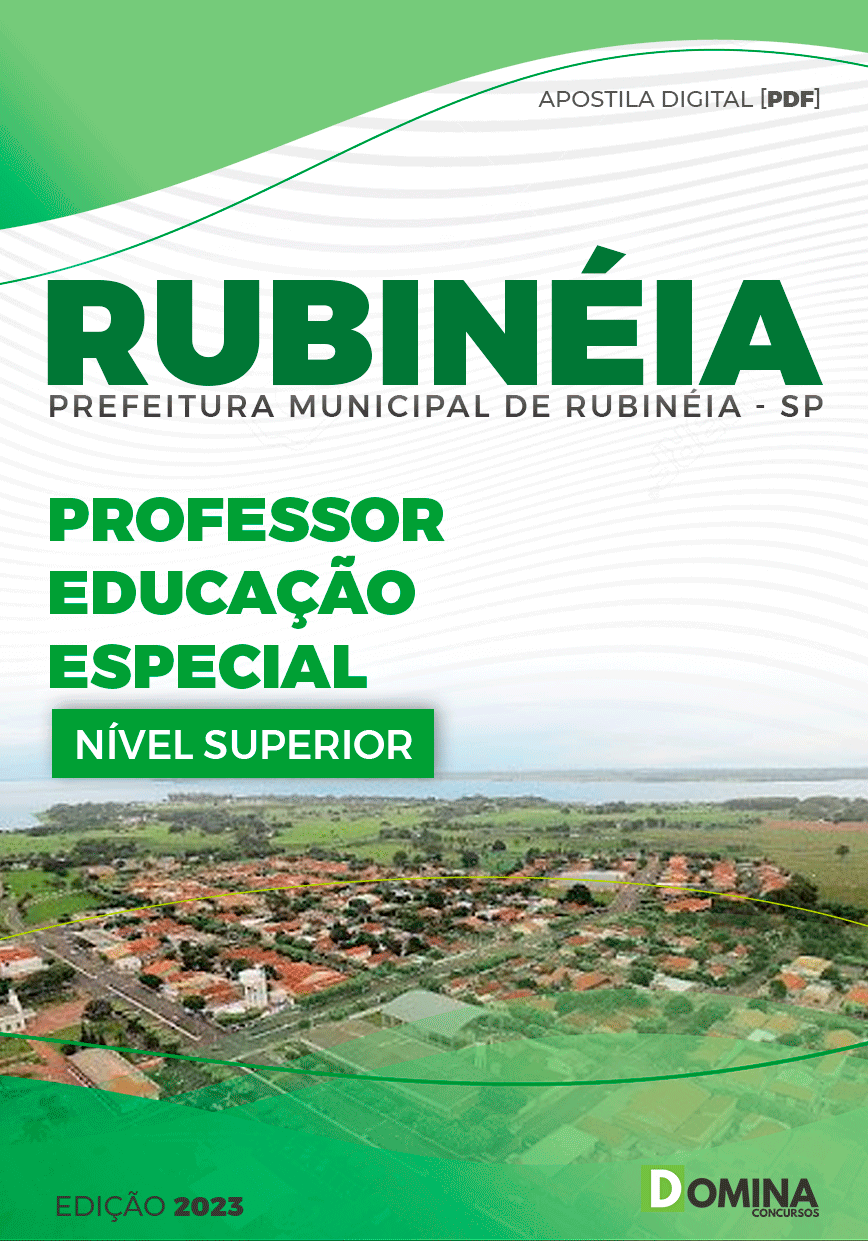 Apostila Pref Rubinéia SP 2023 Professor Educação Especial