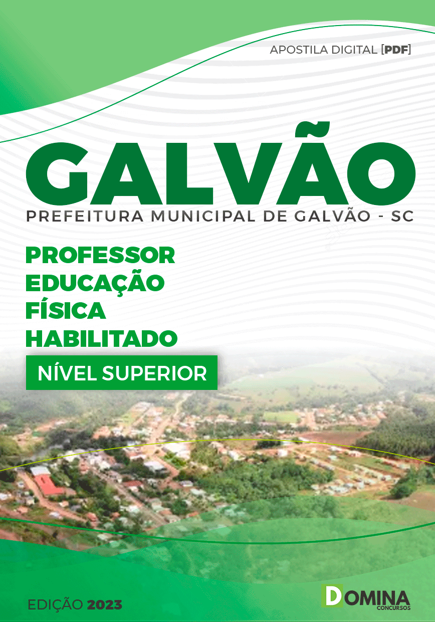 Apostila Seletivo Pref Galvão SC 2023 Professor Educação Física