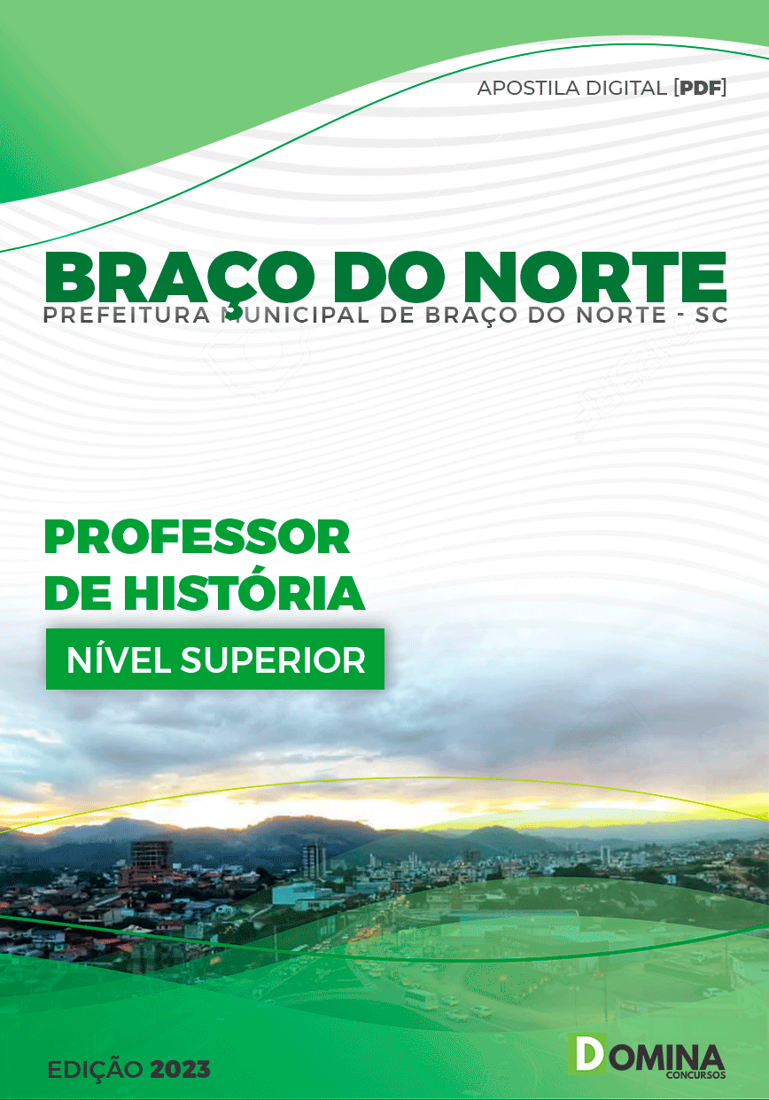 Apostila Pref Braço do Norte SC 2023 Professor História