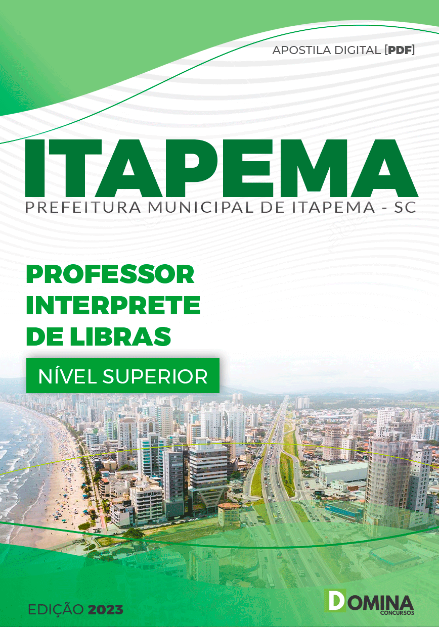 Apostila Pref Itapema SC 2023 Professor Intérprete Libras