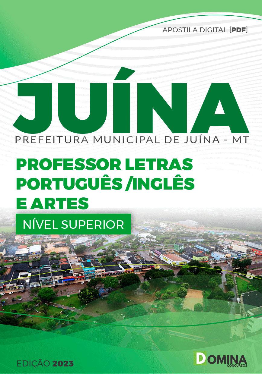 Pref Juína MT 2023 Professor de Letras Português Inglês Artes