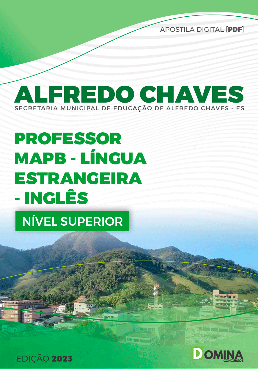 Apostila SME Alfredo Chaves ES 2023 Professor de Inglês