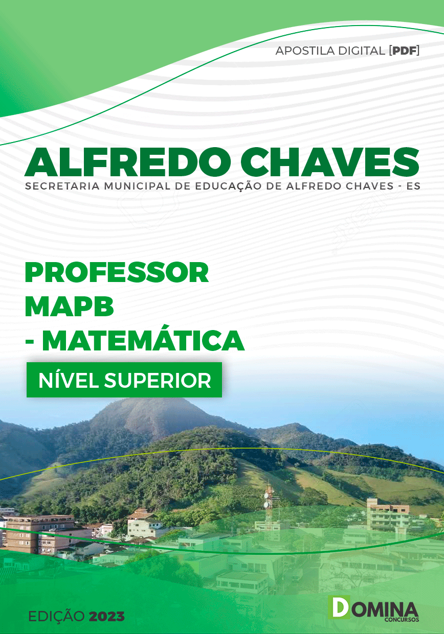 Apostila SME Alfredo Chaves ES 2023 Professor de Matemática