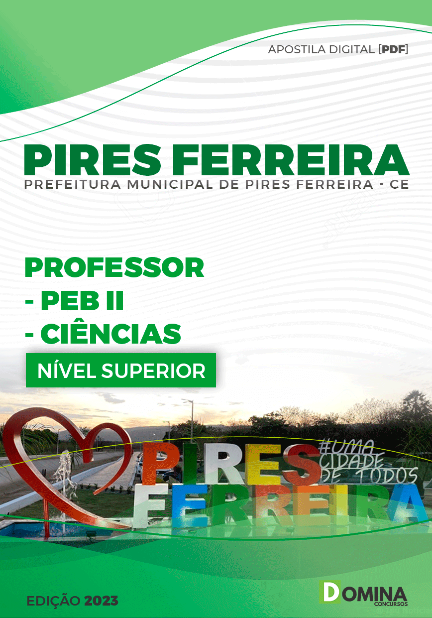Apostila Pref Pires Ferreira CE 2023 Professor de Ciências