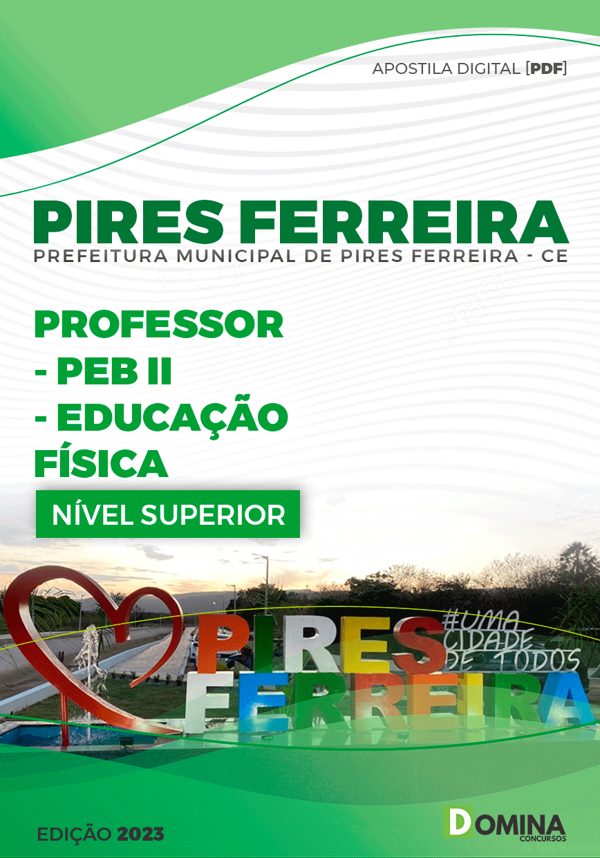 Apostila Pref Pires Ferreira CE 2023 Professor de Educação Física