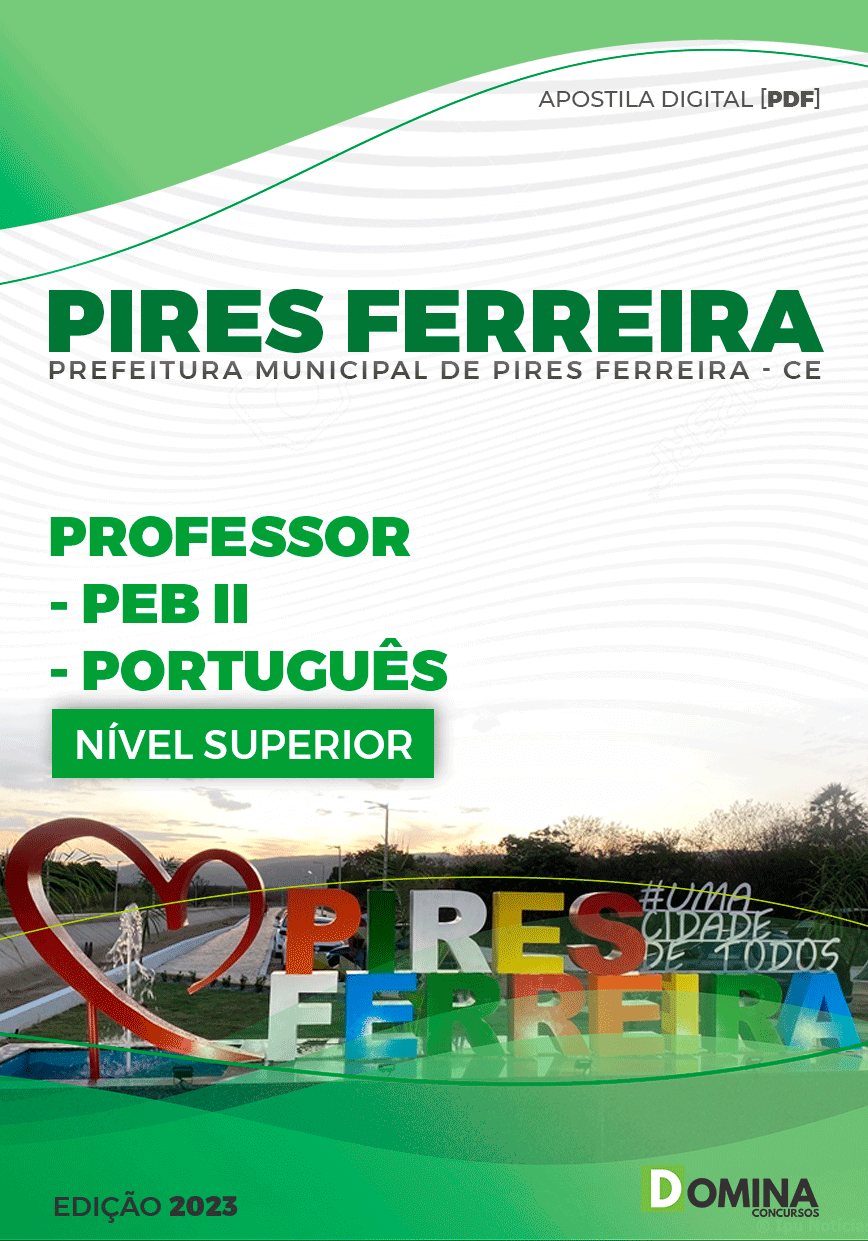Apostila Pref Pires Ferreira CE 2023 Professor de Português