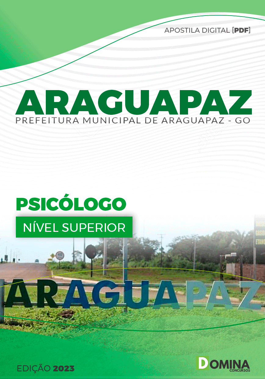 Apostila Pref Araguapaz GO 2023 Psicólogo