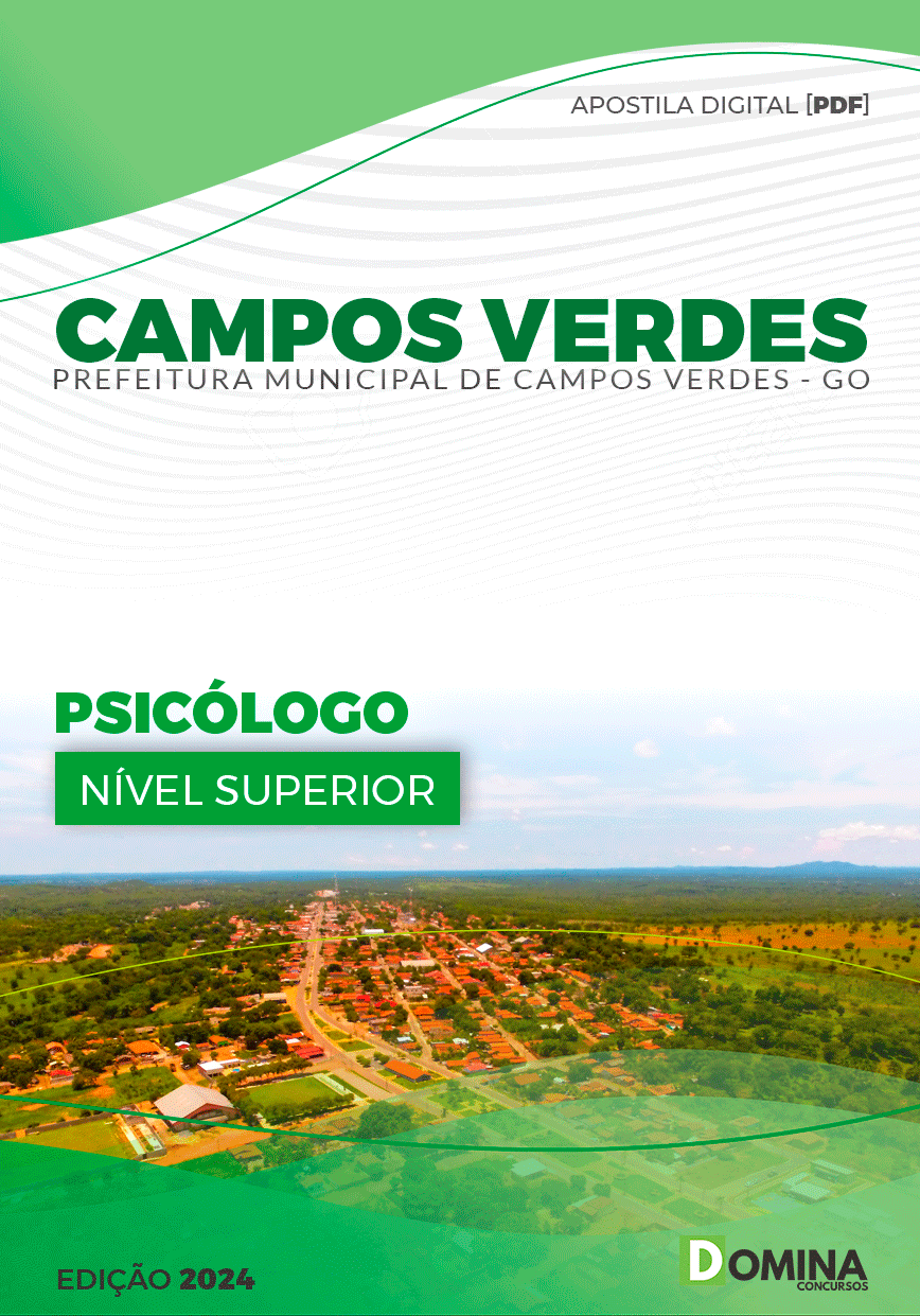 Apostila Pref Campos Verdes GO 2023 Psicólogo