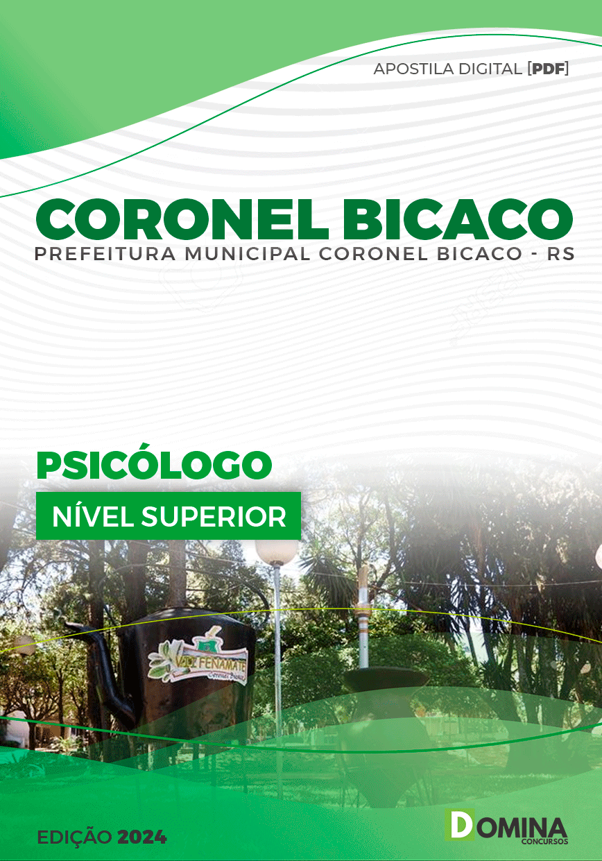 Apostila Pref Coronel Bicaco RS 2024 Psicólogo