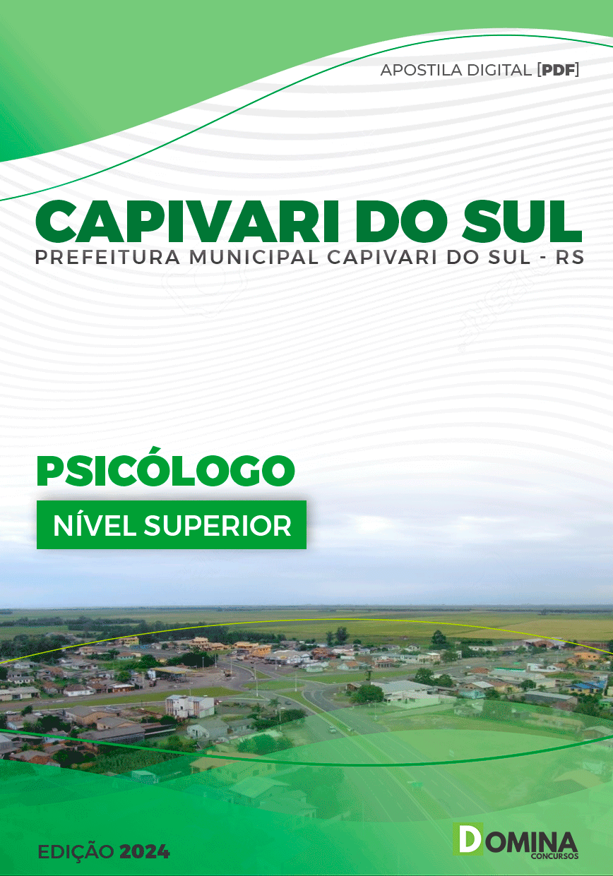 Apostila Pref Capivari do Sul RS 2024 Psicólogo