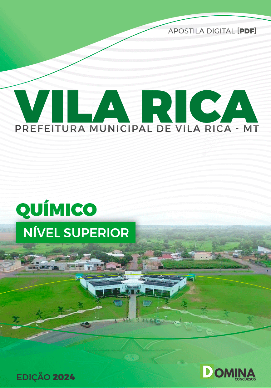 Apostila Pref Vila Rica MT 2024 Químico