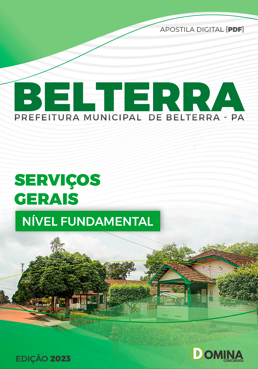 Apostila Concurso Pref Belterra PA 2023 Serviço Gerais