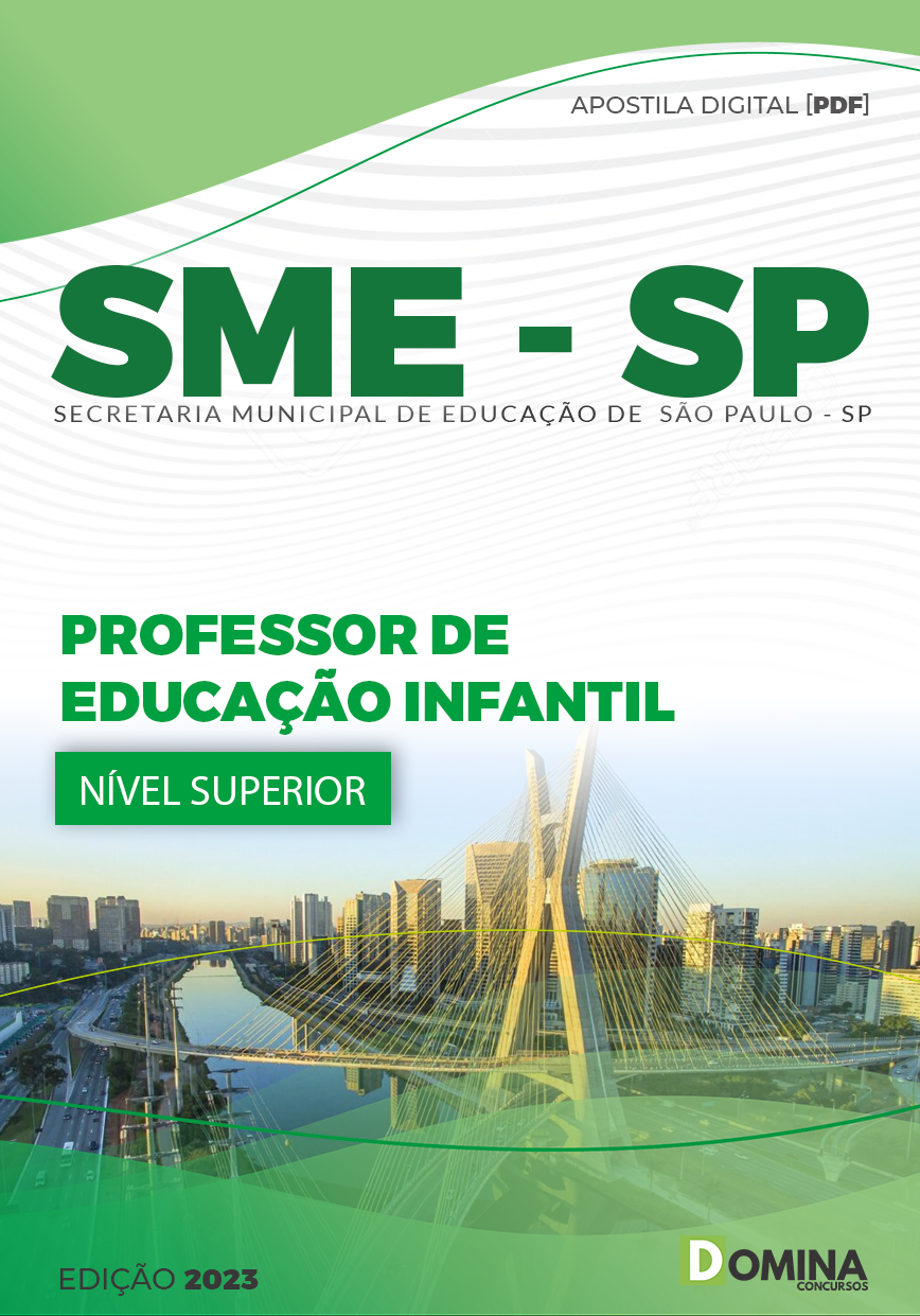 Apostila SME São Paulo SP 2023 Professor de Educação Infantil