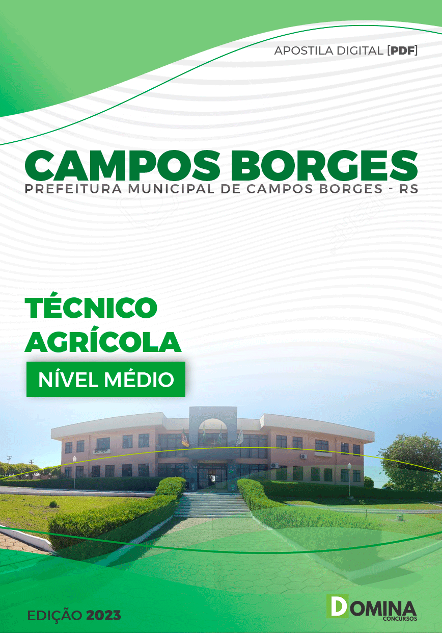 Apostila Pref Campos Borges RS 2023 Técnico Agrícola