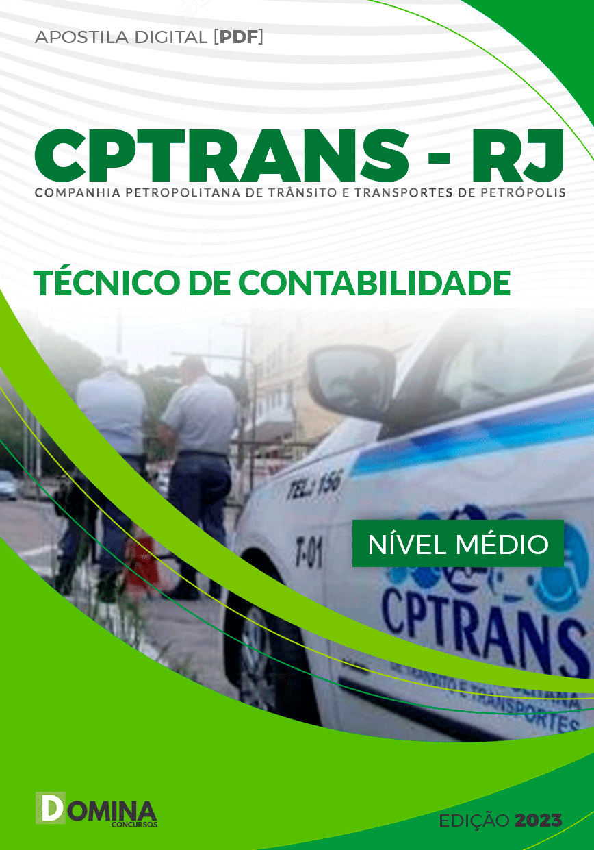 Apostila Concurso CPTRANS RJ 2023 Técnico Contabilidade