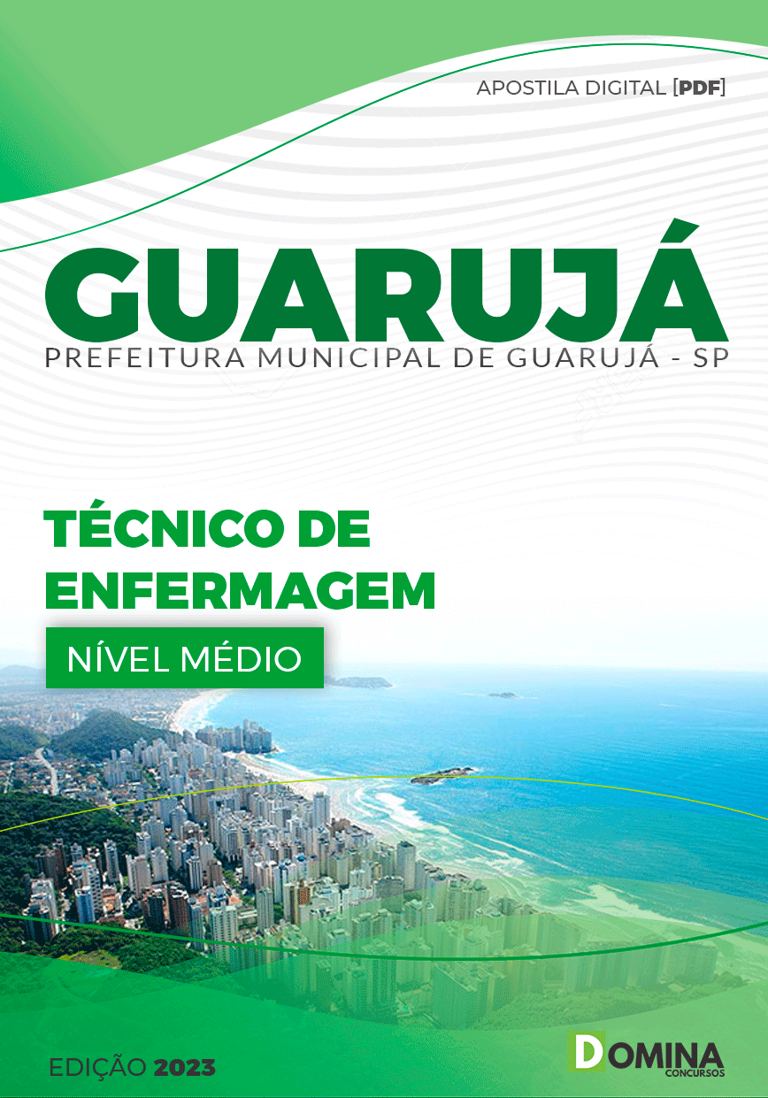 Apostila Pref Guarujá SP 2023 Técnico Enfermagem
